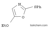 Molecular Structure of 106921-28-2 (Oxazole, 5-ethoxy-2-(phenylthio)-)